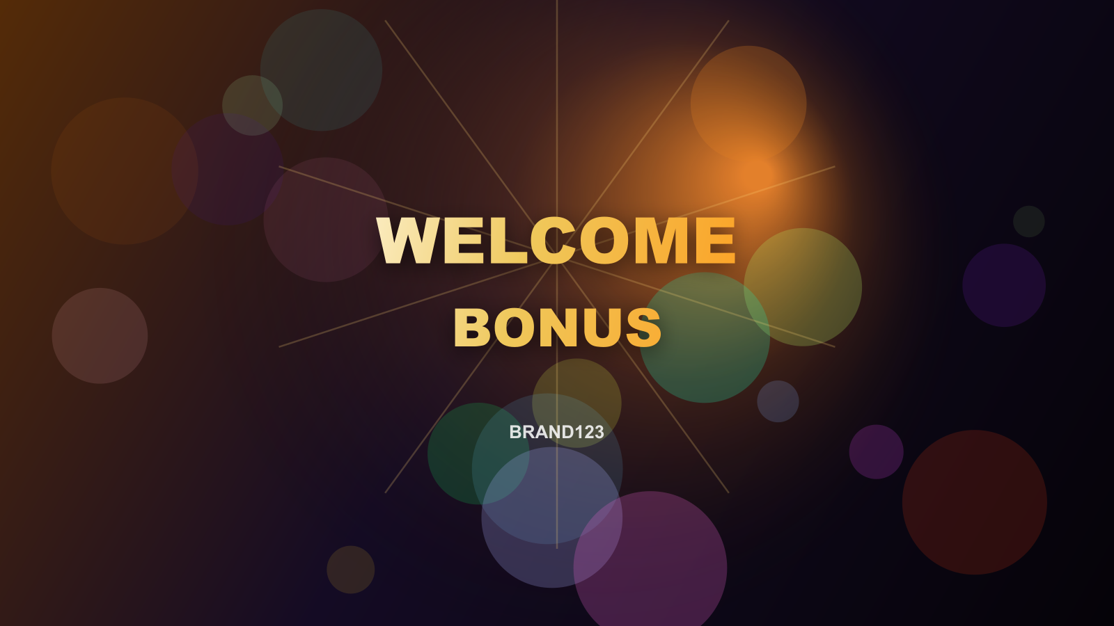 Claim your welcome bonus